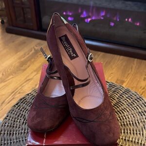 BeautiFeel Women's Deep Burgundy Hepburn Heels
